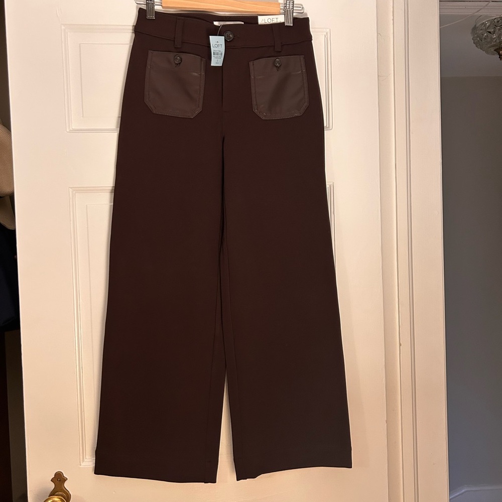 LOFT Chocolate Brown Pants